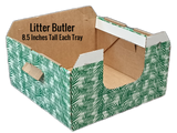 Litter Butler Our Newest Disposable Litter Box! 10 Trays per order. Shipping included. - Cats Desire Disposable Cat Litter Boxes