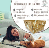 CATS DESIRE DISPOSABLE LITTER BOXES - Cats Desire Disposable Cat Litter Boxes