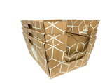 BIODEGRADABLE & DISPOSABLE - BROWN 3 PACK • FREE SHIPPING! - Cats Desire Disposable Cat Litter Boxes