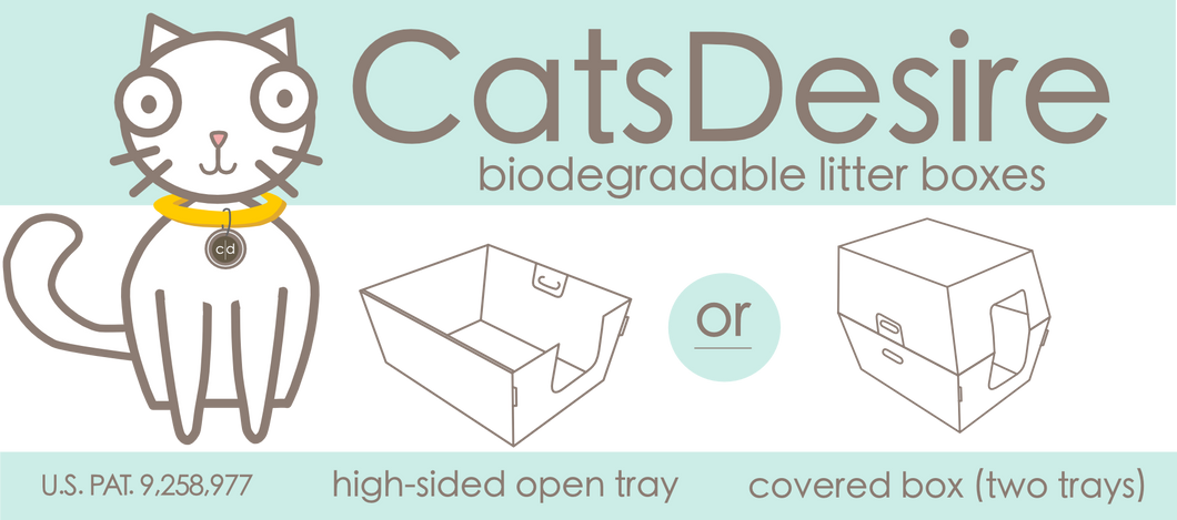 Biodegradable sales litter box